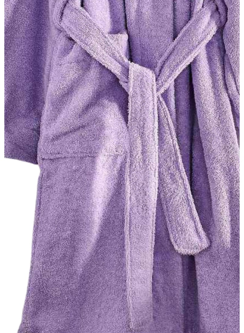 TM HOME Luxury Hotel Bathrobe – 100% Natural Cotton with Premium Plush Texture – Elegant  – Ultra-Soft, Highly Absorbent & Comfortable Unisex Design for Home, Spa & Hotels - Image 1